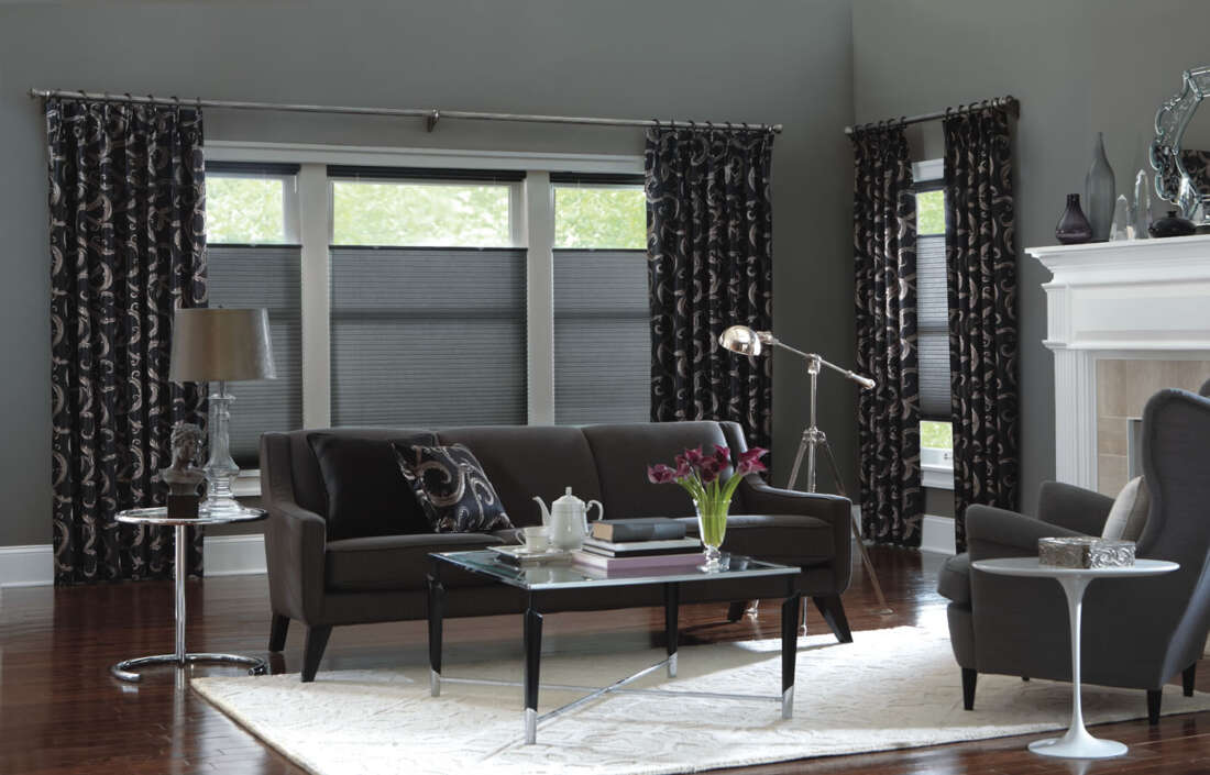 blinds and curtains